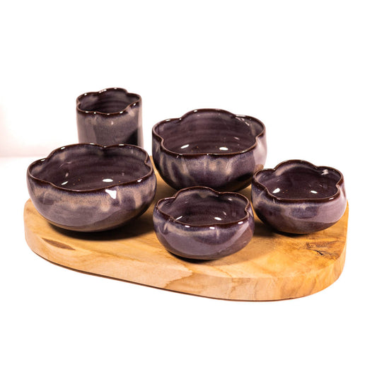 Lotus Tapas Set Aubergine