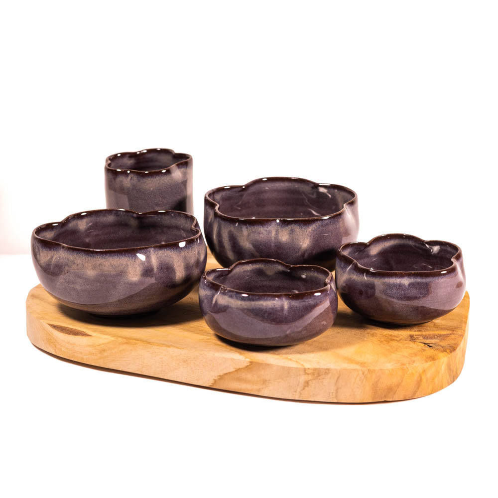 Lotus Tapas Set Aubergine